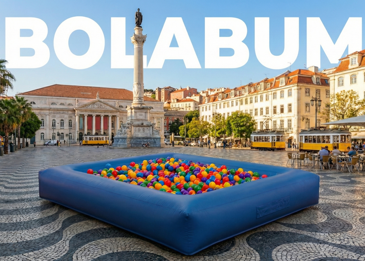 Piscina de bolas insuflável BOLABUM